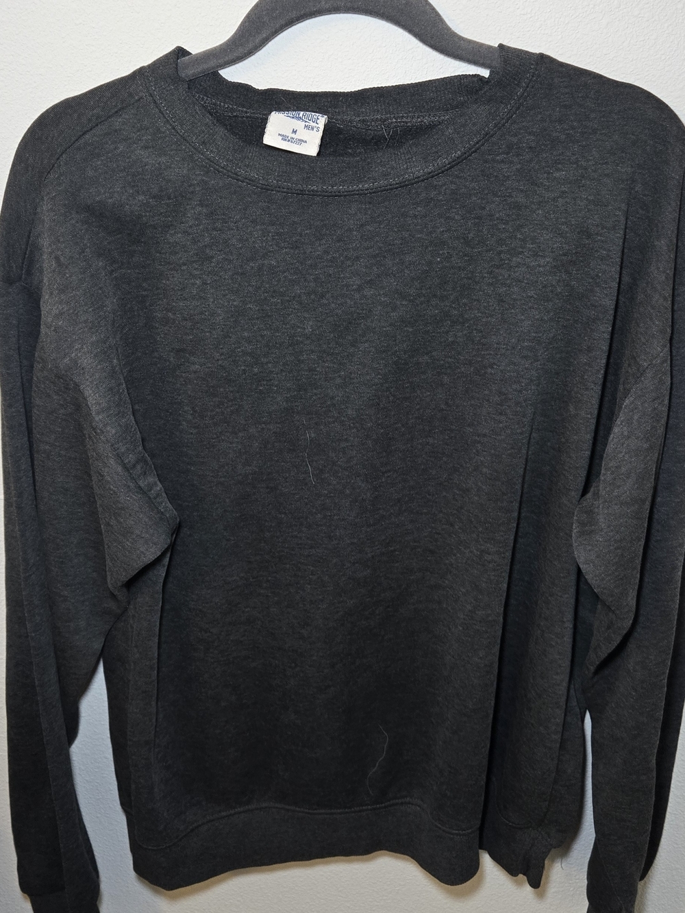 Men's Crewneck Sweatshirt - Dark Charcoal